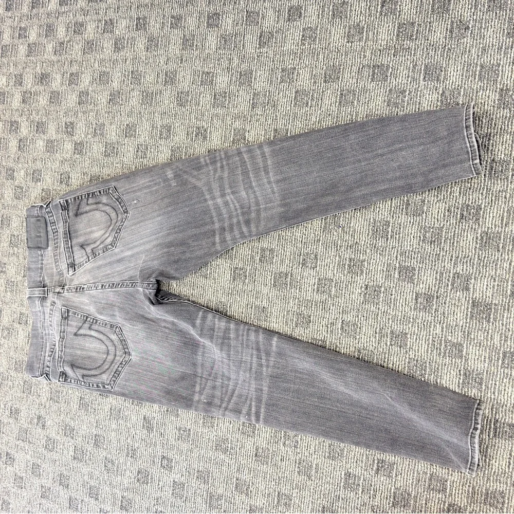 Marco No Flap SE True Religion Washed Gray Pocket-Embroidered sz 30